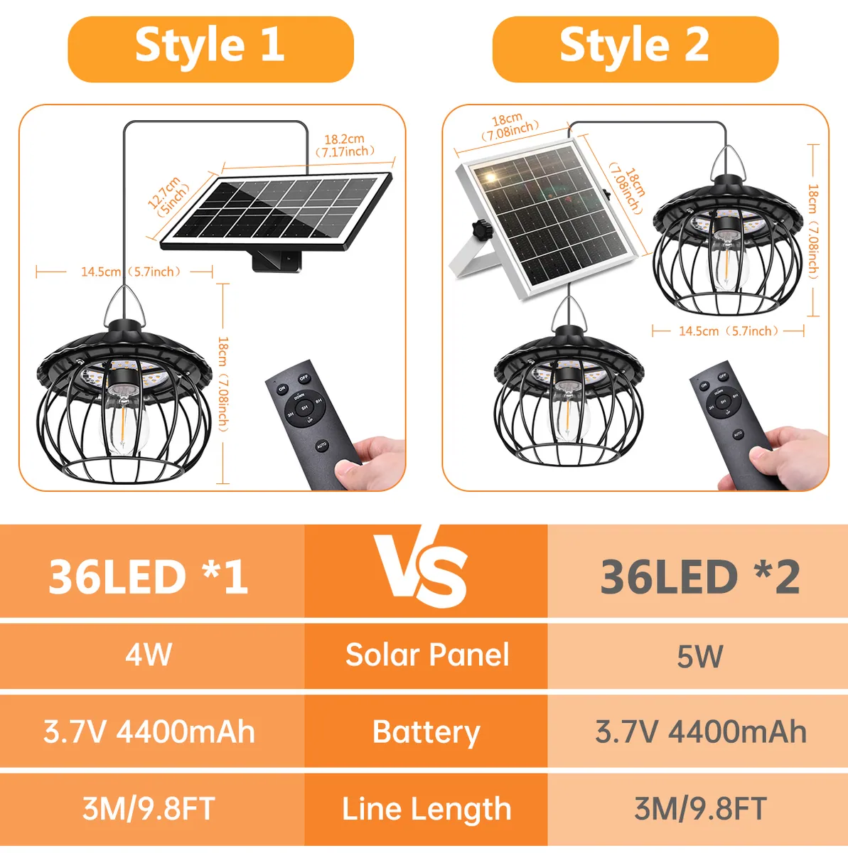 Pumpkin Solar Pendant Lights / Chandelier ZH-098 — photo 2
