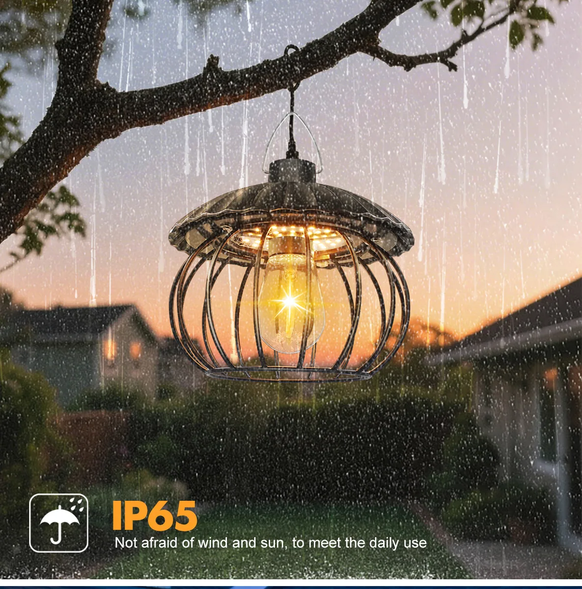 Pumpkin Solar Pendant Lights / Chandelier ZH-098 — photo 6